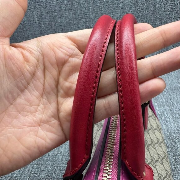 GUCCI Boston Canvas Satchel 585-032225 - Picture 9 of 15